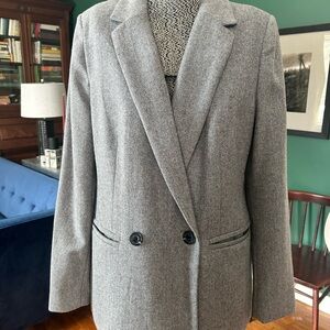 GAP Women's Gray Wool Blazer Size 6